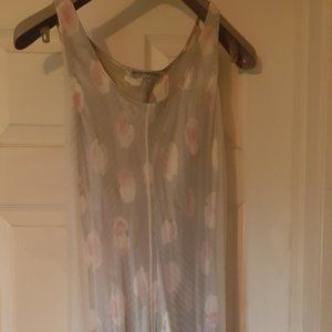 Emporio Armani silver floral gown